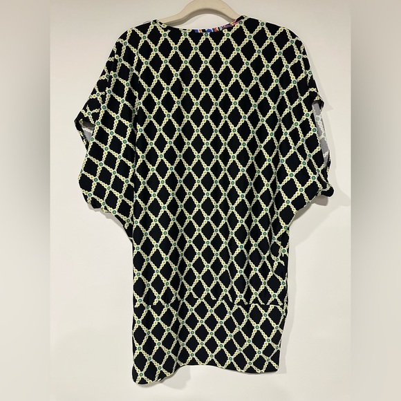 Trina Turk Kon Tiki Cover Up Tunic Top Swimsuit Coverup Large - Picture 2 of 4